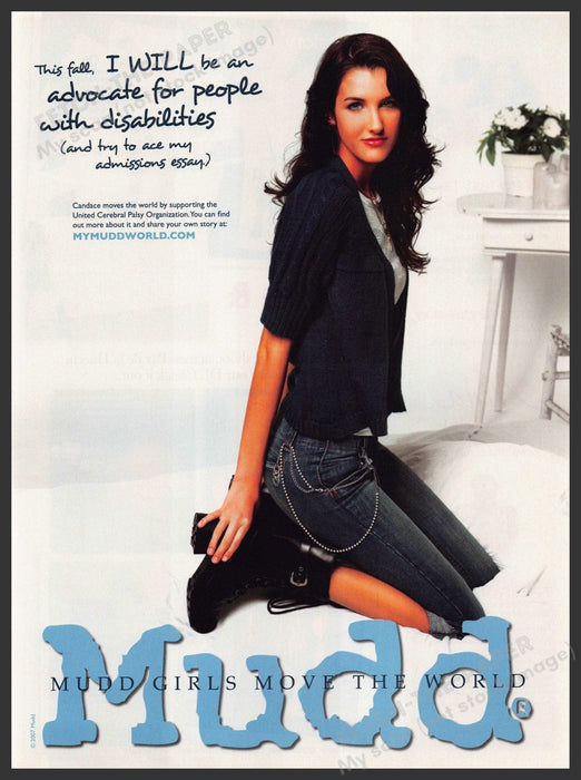 Mudd Footwear 2000s Print Advertisement 2007 Girls Move the World Fetch-the-Paper
