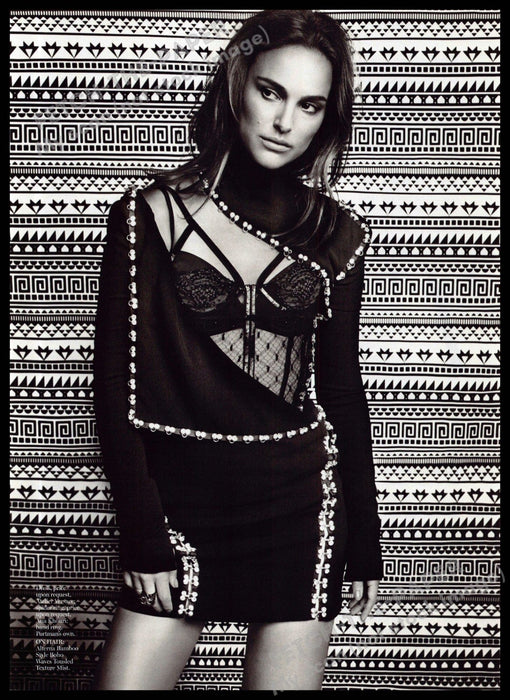 Natalie Portman Actress Legs Mini Skirt 2010s Magazine Photo Page 2013 Natalie Portman