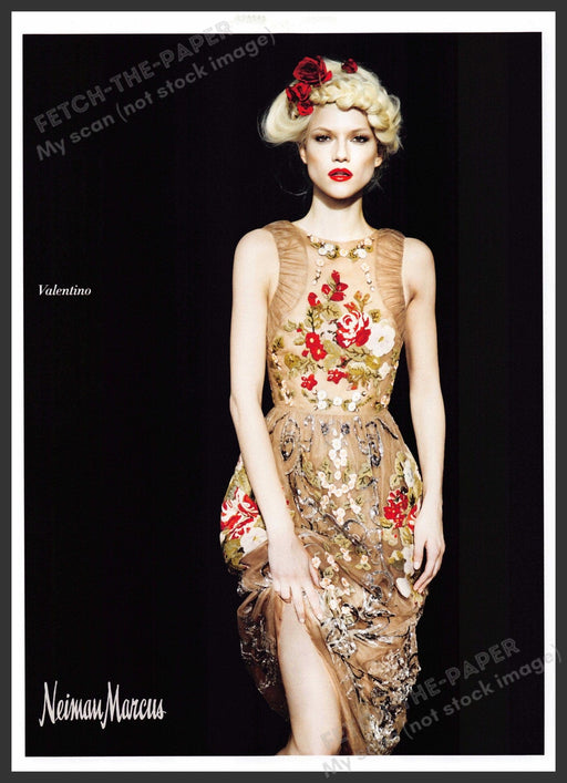 Neiman Marcus Valentino 2010s Print Advertisement 2012 Legs High Fashion Photo Fetch-the-Paper