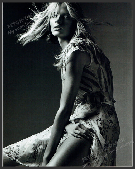 Nicole Farhi Julia Stegner 2000s Print Advertisement 2005 Legs Fetch-the-Paper