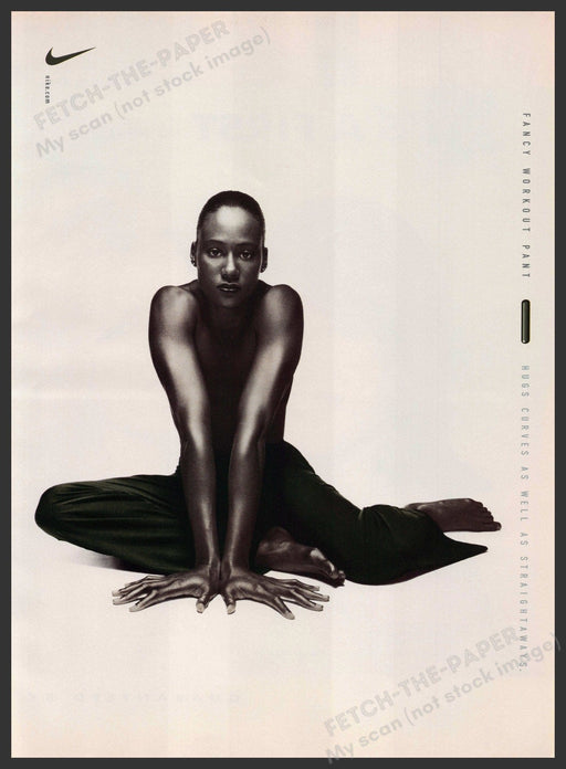 Nike Athlete Marion Jones Track & Field 2000s Print Advertisement Ad 2000 Fetch-the-Paper