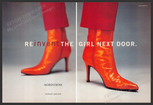 Nordstrom 2000s Magazine Print Advertisement (2 pgs) 2000 Girl Next Door Nordstrom