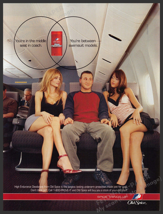 Old Spice Deodorant 2000s Print Ad Fetch-the-Paper