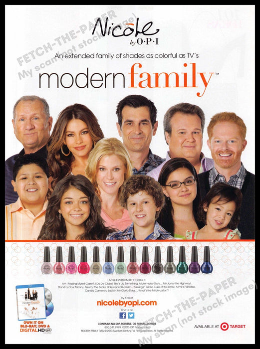 OPI 2010s Magazine Print Advertisement 2013 Nicole Modern Family OPI