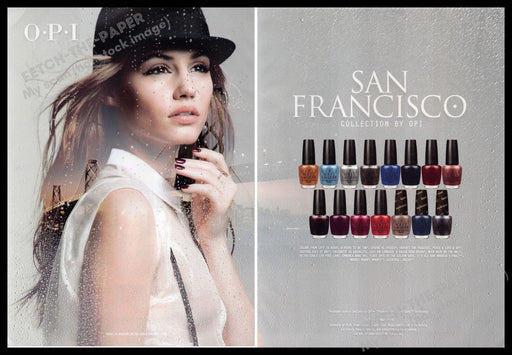 OPI San Francisco 2010s Print Advertisement (2 pages) 2013 OPI