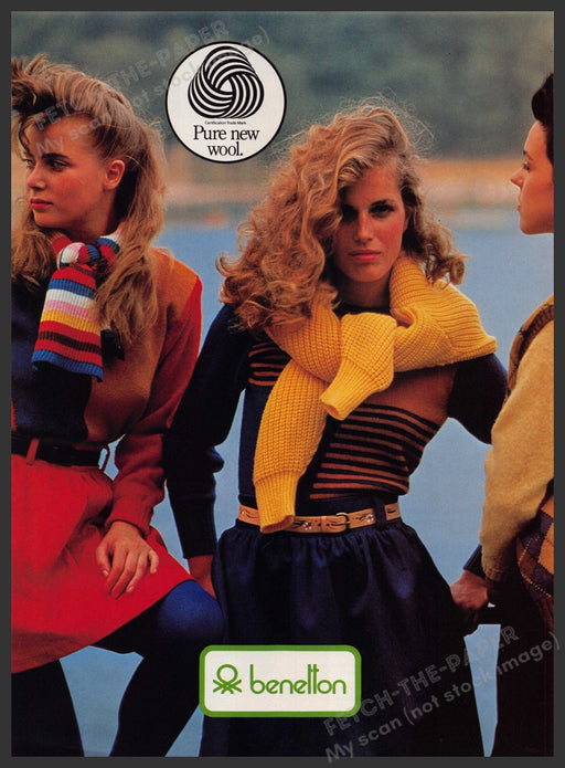 Peter Grosvenor London Fur Coats 1980s Print Advertisement Ad 1982 Fetch the Paper!