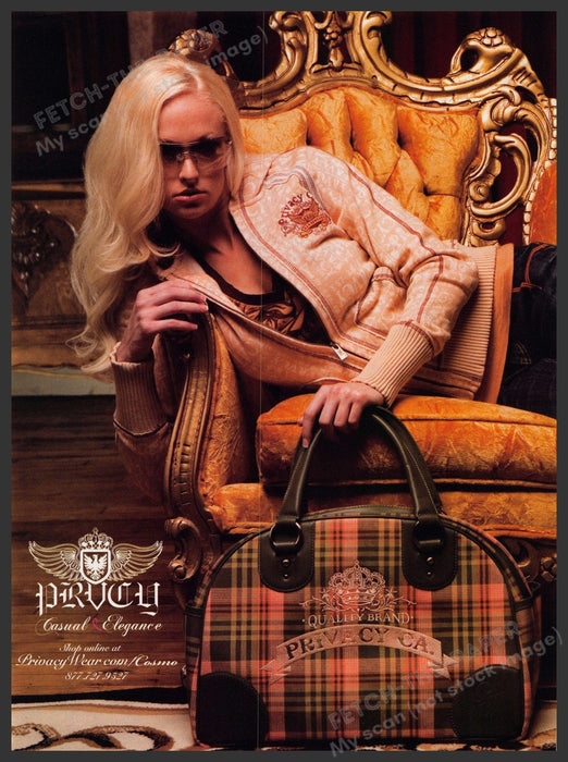 Privacy Wear 2000s Print Advertisement 2007 Clothing & Handbags Privacy Wear