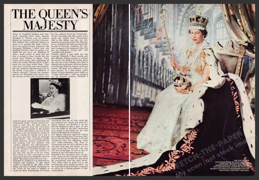 Queen Elizabeth II Vintage Magazine Article1970s (30 pages) 1977 Fetch-the-Paper