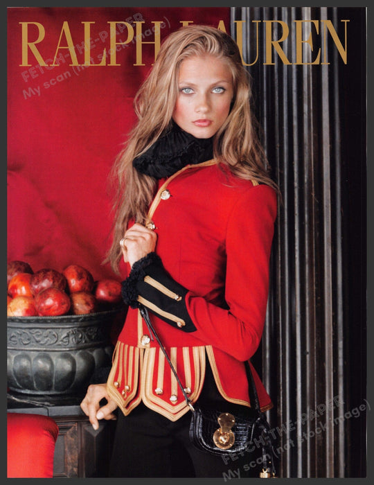 Ralph Lauren 2010s Print Advertisement Ad 2010 British Winter Collection Fetch-the-Paper