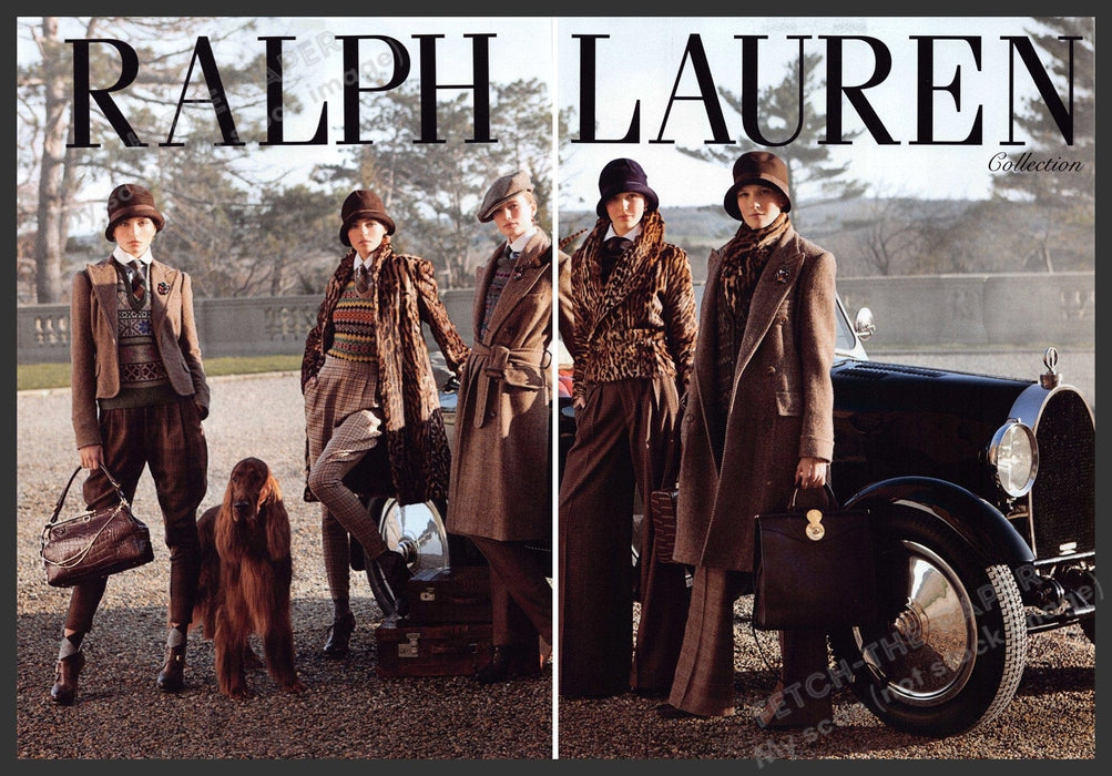 Ralph Lauren Irish Setter Dog 2010s Print Ad Ralph Lauren