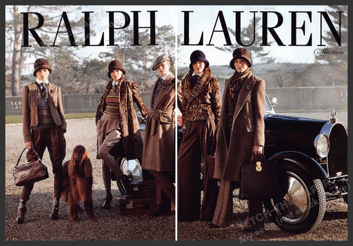 Ralph Lauren Irish Setter Dog 2010s Print Ad Ralph Lauren