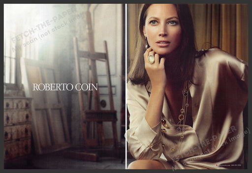 Roberto Coin 2010s Print Advertisement (2 page) 2011 Christy Turlington Roberto Coin