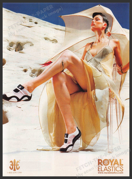 Royal Elastics Shoes 2000s Print Advertisement 2005 Legs Snow Royal Elastics