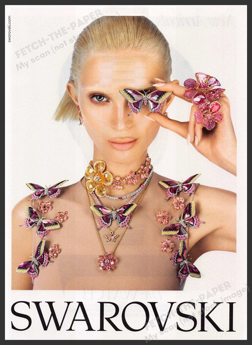Swarovski 2020s Print Advertisement Ad 2023 Butterflies Swarovski