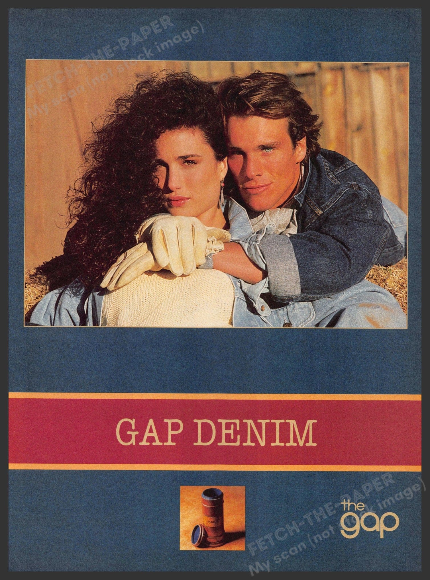 The Gap Denim 1986 Print Ad - Vintage 1980s Fashion — Fetch-the-Paper