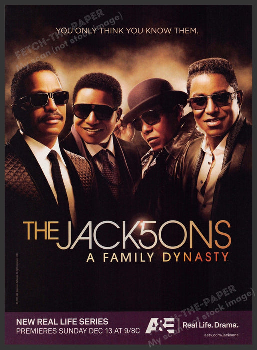 The Jack5ons Jacksons 2000s Print Advertisement Ad 2009 Family Dynasty The Jack5ons