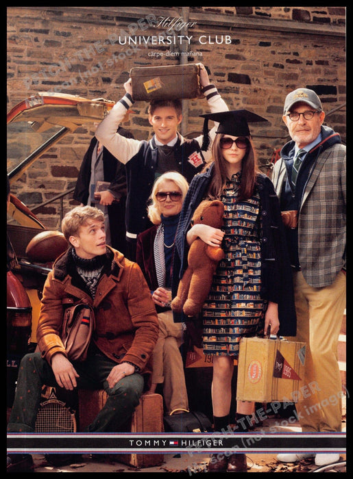 Tommy Hilfiger 2010s Magazine Print Ad 2013 University Club Carpe Diem Manana Tommy Hilfiger
