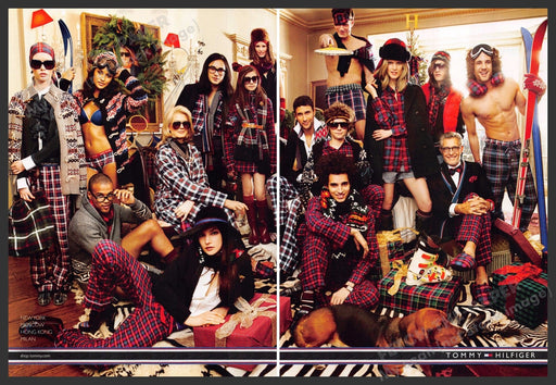 Tommy Hilfiger 2010s Print Advertisement (2 page) 2011 Christmas Holiday Group Tommy Hilfiger