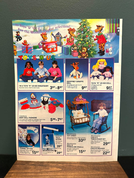 Toys R Us Christmas Dream Book 1985 Catalog Booklet Flyer 1980s Magazine Insert Toys R Us
