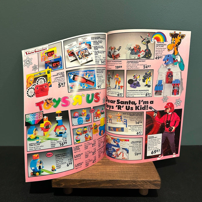 Toys R Us Christmas Dream Book 1986 Catalog Booklet Flyer 1980s Magazine Insert Toys R Us