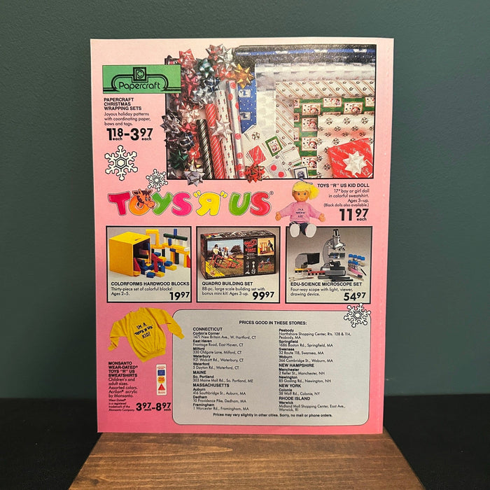 Toys R Us Christmas Dream Book 1986 Catalog Booklet Flyer 1980s Magazine Insert Toys R Us