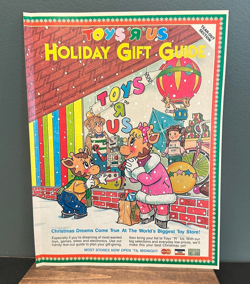 Toys R Us Holiday Gift Guide 1985 Catalog Booklet Flyer 1980s Magazine Insert Toys R Us