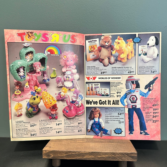 Toys R Us Out of this World Toy Book 1986 Catalog Booklet 1980s Magazine Insert Toys R Us