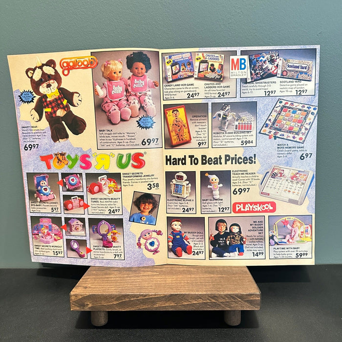 Toys R Us Out of this World Toy Book 1986 Catalog Booklet 1980s Magazine Insert Toys R Us