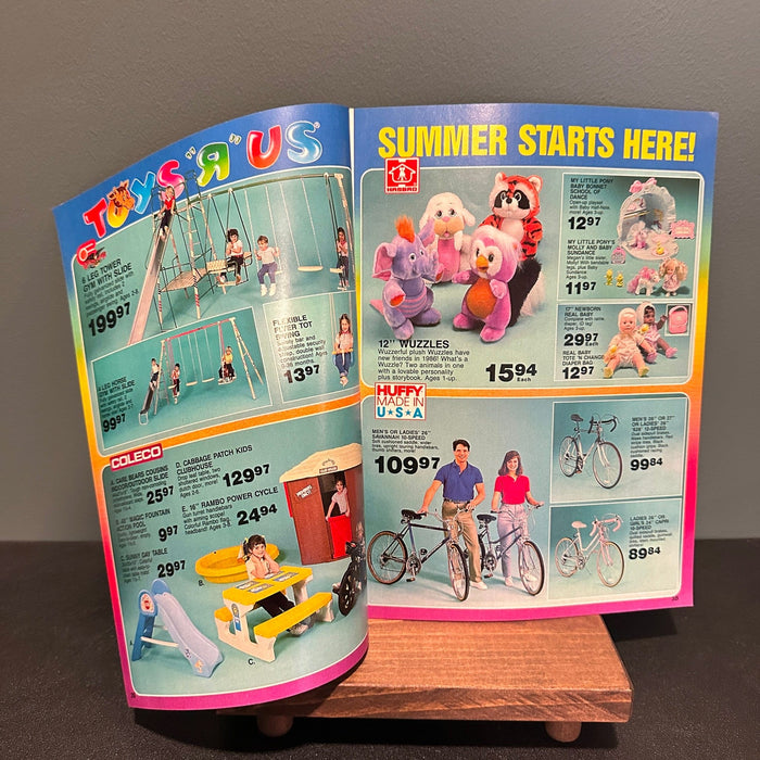 Toys R Us Summer Fun Book 1986 Catalog Booklet Flyer 1980s Magazine Insert Toys R Us