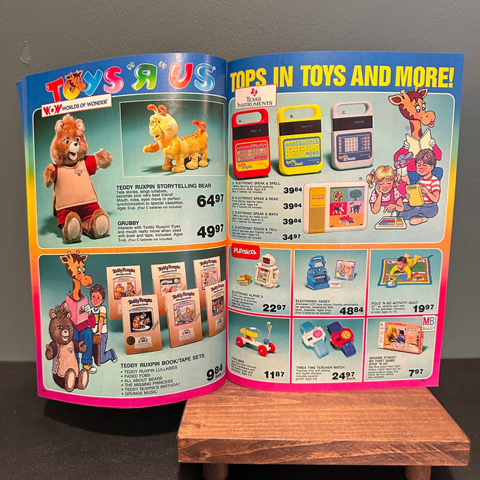 Toys R Us Summer Fun Book 1986 Catalog Booklet Flyer 1980s Magazine Insert Toys R Us