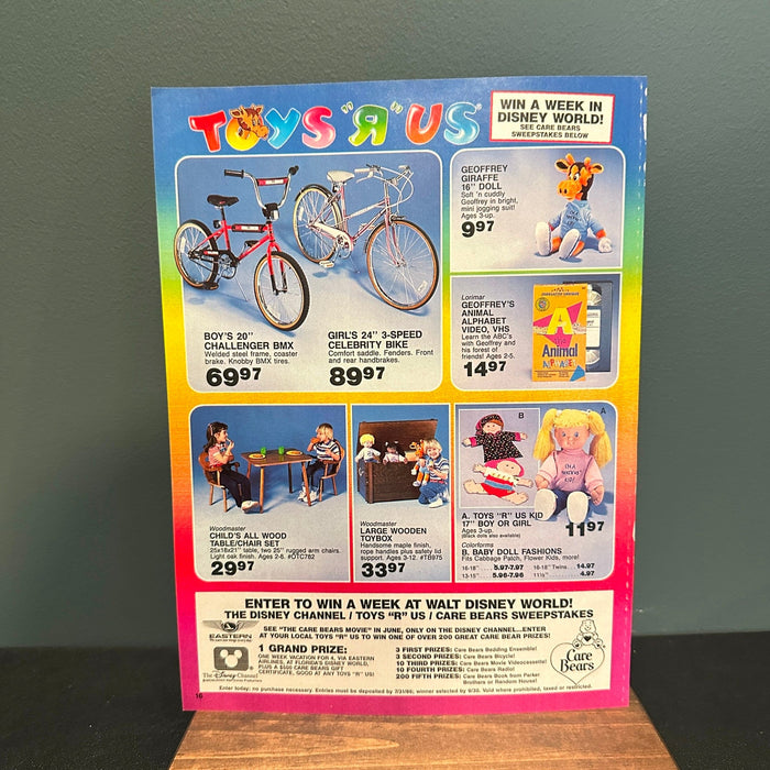 Toys R Us Summer Fun Book 1986 Catalog Booklet Flyer 1980s Magazine Insert Toys R Us