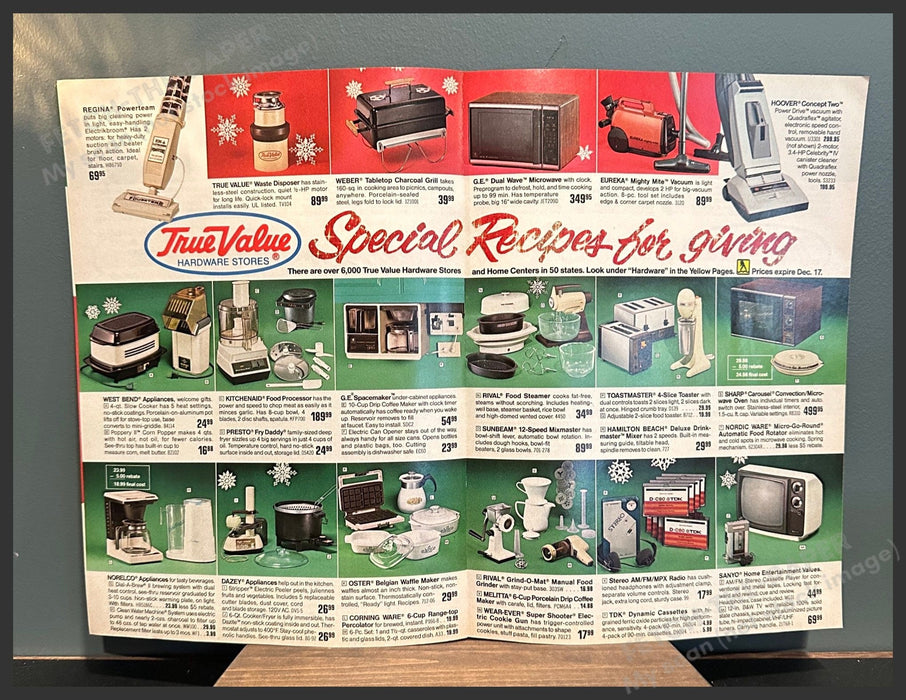 True Value "Santa's Parade" Shopper Catalog / Booklet 1980s Magazine Insert 1983 True Value