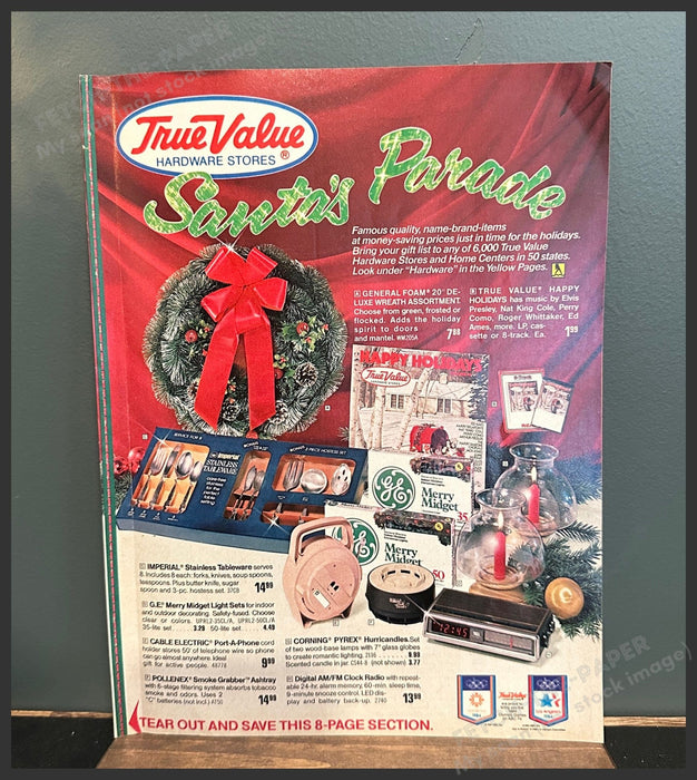 True Value "Santa's Parade" Shopper Catalog / Booklet 1980s Magazine Insert 1983 True Value