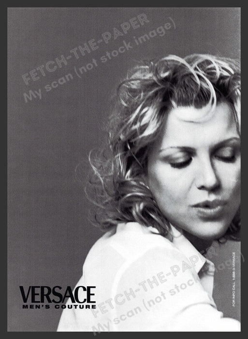 Versace 1990s Print Advertisement (5 page) 1998 Bruce Weber Courtney Love Versace