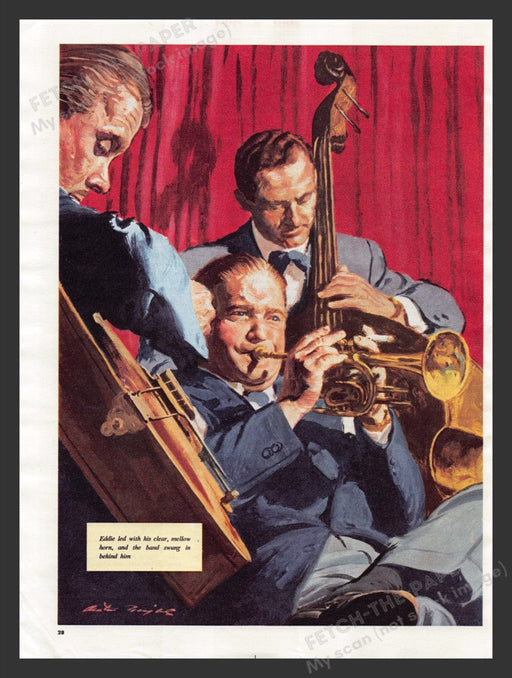 1949 Band Playing Swing Magazine Illustration