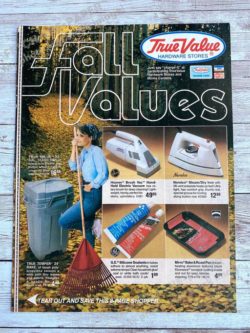 1985 True Value "Fall Values" Shopper Catalog / Booklet Magazine Insert