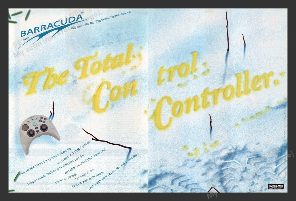 1997 Barracuda Controller Video Game Print Advertisement (2 Pages)