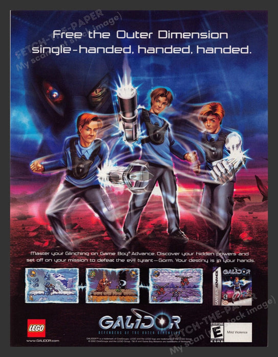 2003 Galidor: Defenders of the Outer Dimension Video Game Print Advertisement