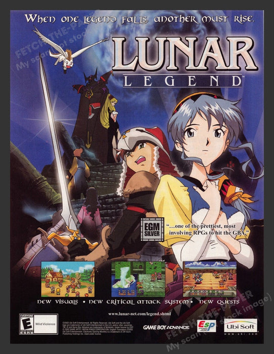 2003 Lunar: Legend Video Game Print Ad