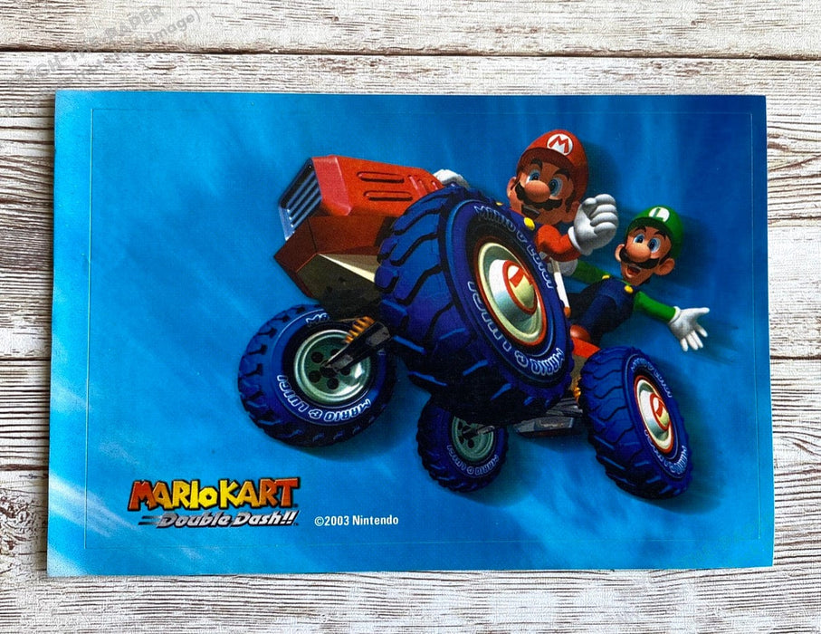 2003 Mario Kart Double Dash Video Game 3.5" x 5.5" Sticker Fetch the Paper!