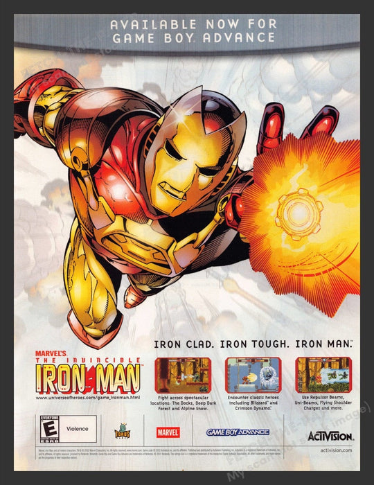 2003 Marvel's The Invincible Iron-Man Video Game Print Advertisement