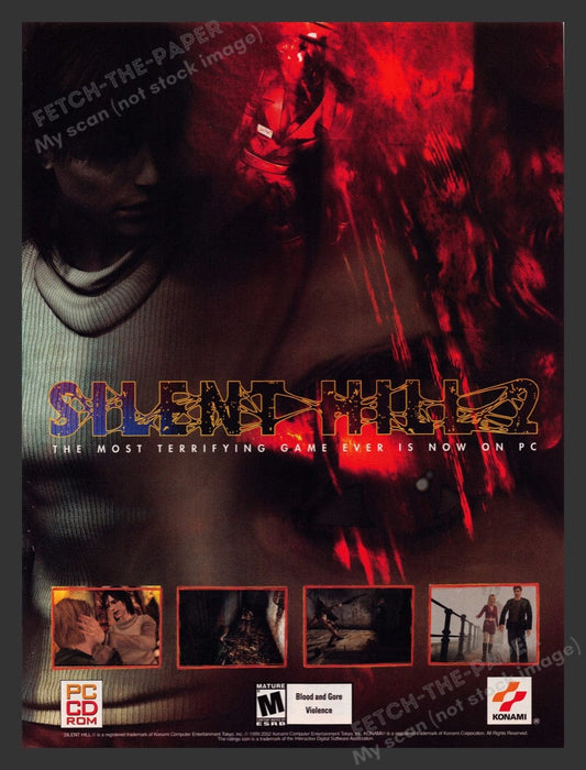 2003 Silent Hill 2 Video Game Print Advertisement