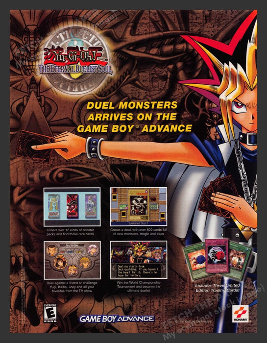 2003 Yu-Gi-Oh!: The Eternal Duelist Soul Video Game Print Advertisement