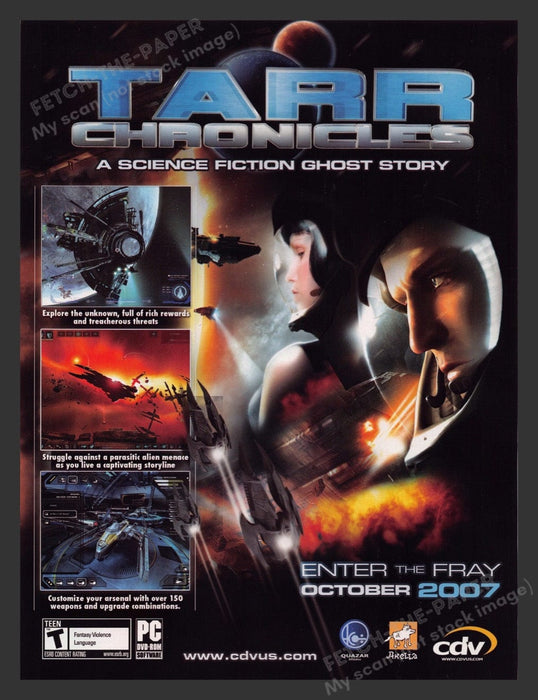 2007 Tarr Chronicles Video Game Print Advertisement
