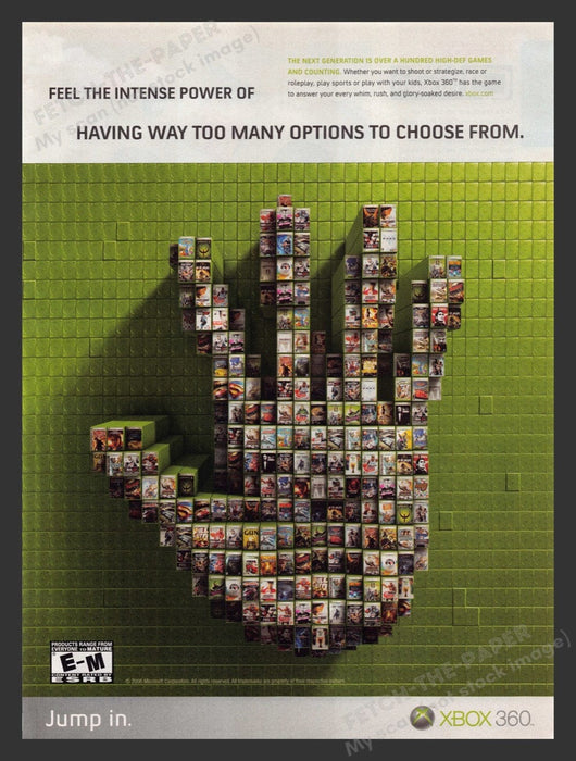 2007 Xbox High-Def Games Video Game Print Advertisement