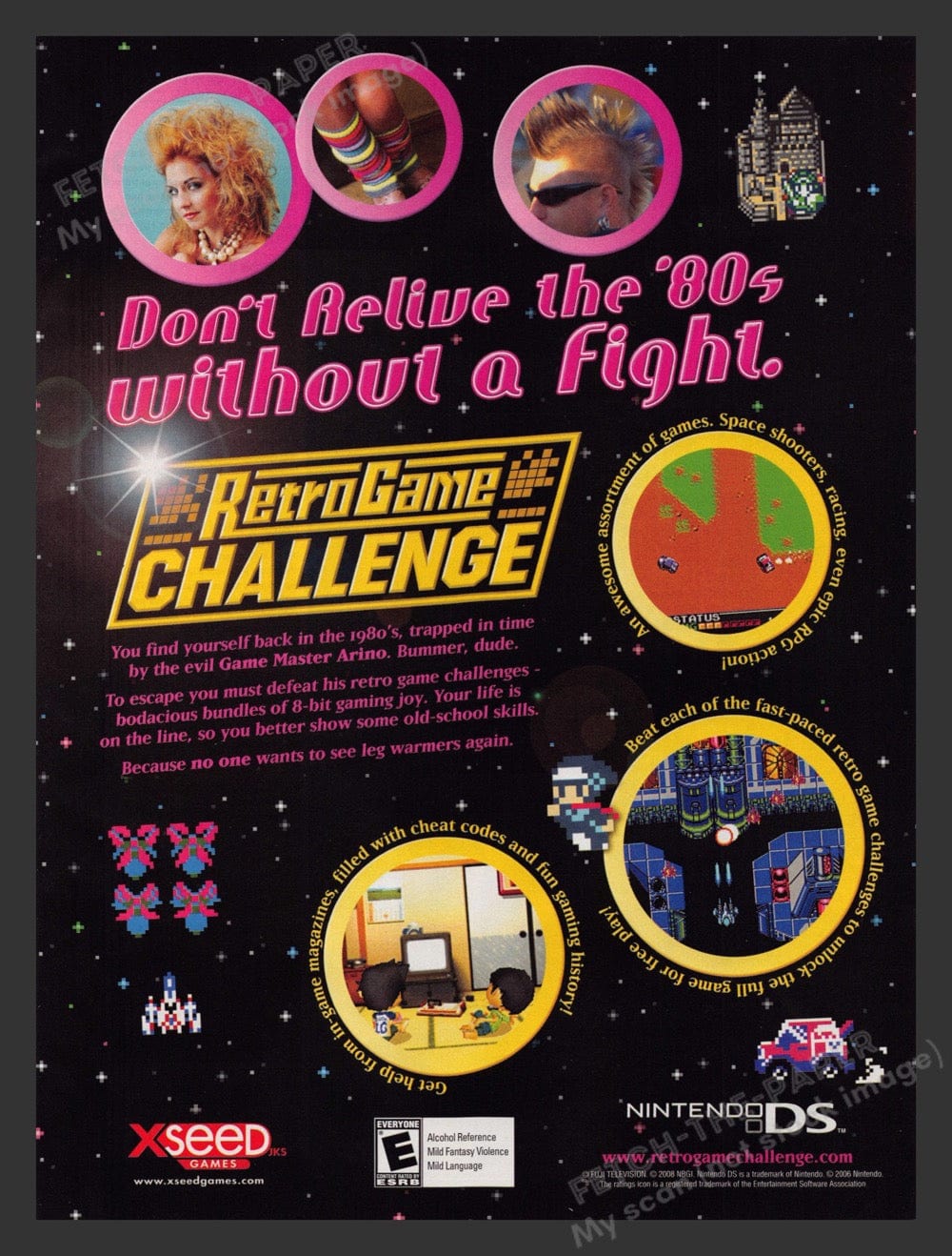 2009 Retro Game Challenge Video Game Print Advertisement — Fetch 