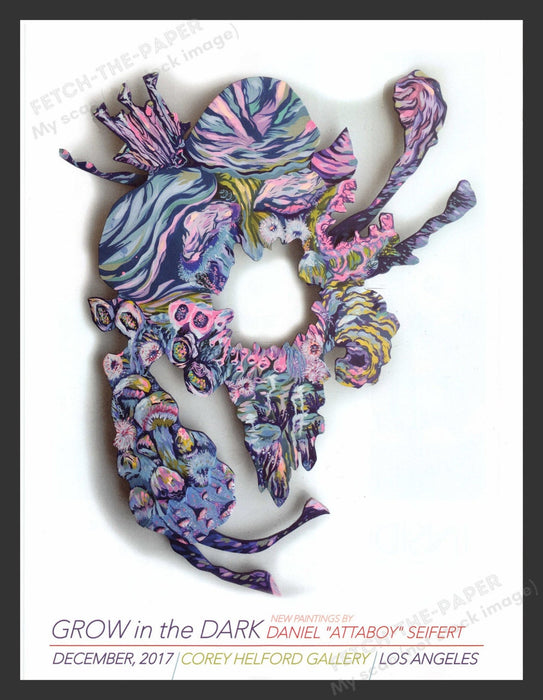 2017 Daniel "Attaboy" Seifert Corey Helford Art Gallery Show Print Advertisement.
