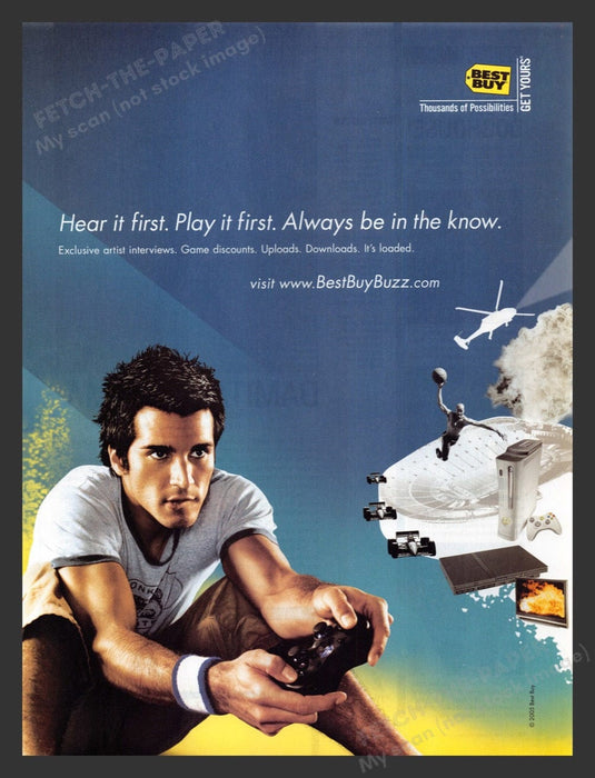 2006 Best Buy Buzz Game "Get Yours" Print Advertisement Ad