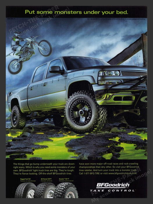 2003 BF Goodrich Light Truck Tires Print Advertisement Ad