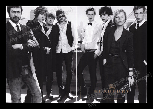 Burberry Clothing Kate Moss 2000s Print Advertisement Ad (2 pages) 2006 Fetch the Paper!